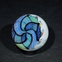 Image 2 of BlueGreen Reticello Honeycomb Marble