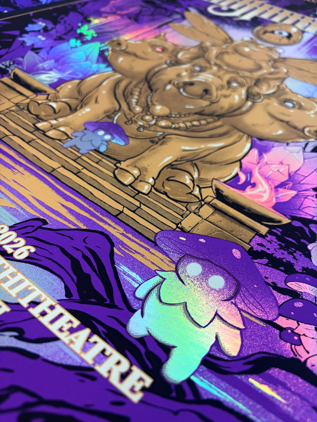 ケイブ エスプレイド ポスター F4D Studios — Claypool Gold Rochester Hills Artist Edition Posters