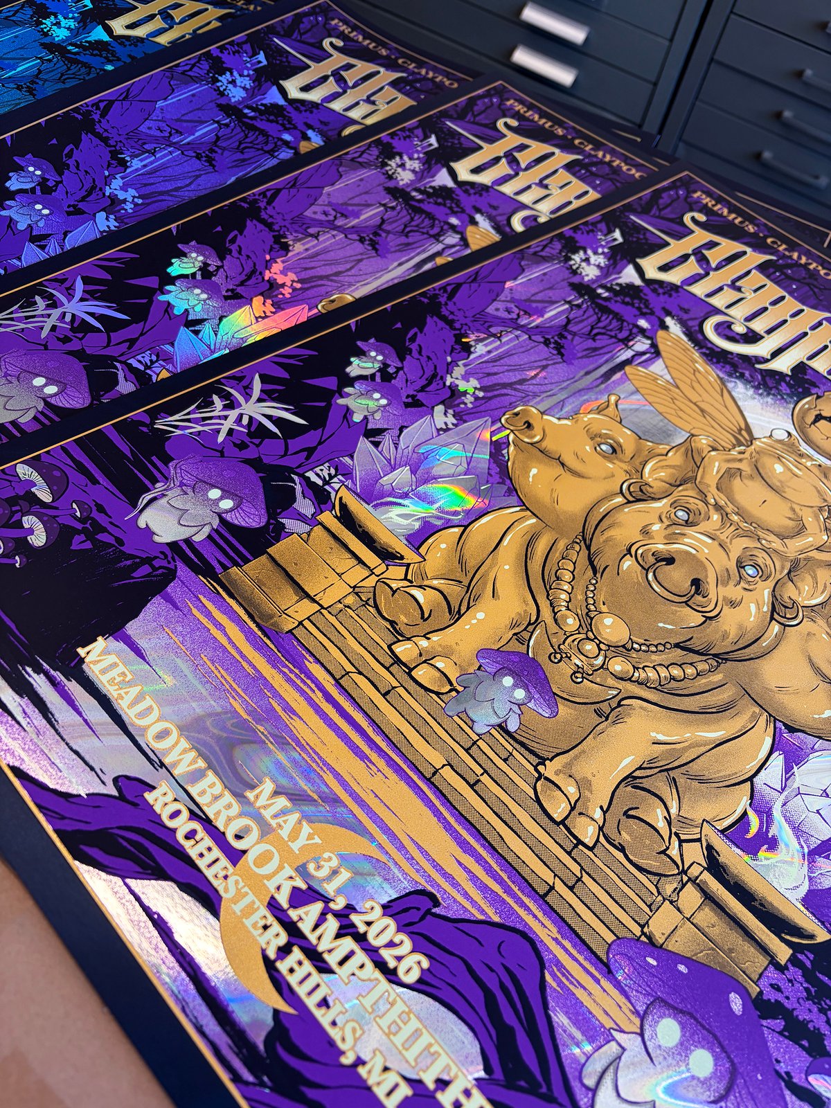 F4D Studios — Claypool Gold Rochester Hills Artist Edition Posters