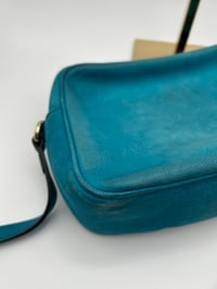 Image 15 of Gucci Soho Disco Crossbody Bag Teal Leather