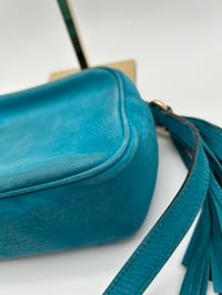 Image 16 of Gucci Soho Disco Crossbody Bag Teal Leather