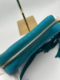 Image 9 of Gucci Soho Disco Crossbody Bag Teal Leather