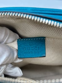 Image 21 of Gucci Soho Disco Crossbody Bag Teal Leather