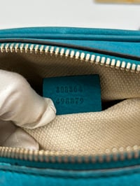 Image 22 of Gucci Soho Disco Crossbody Bag Teal Leather