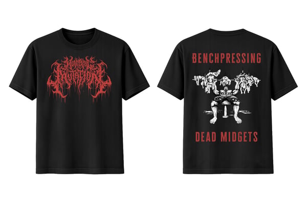 Image of "Midget Benchpress" with Backprint