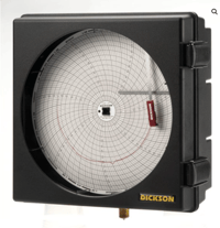 Image 1 of DICKSON Pressure Chart Recorder 8"