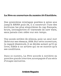 Image 2 of SS26 - La Fève (Format Revue)