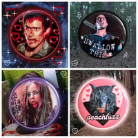 Image 2 of Horror Button Badges 