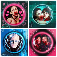 Image 4 of Horror Button Badges 
