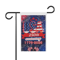 Image 4 of USA 250th Anniversary Garden Flag – 1776–2026 Patriotic House Banner