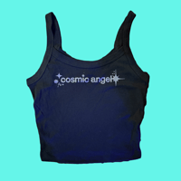 cosmic angel glitter tank 