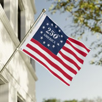 Image 3 of 250th America Flag - Double-Sided Patriotic Garden Flag