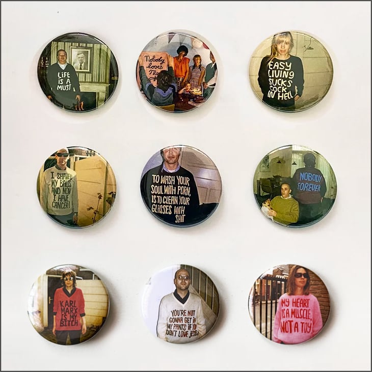 Image of NOBODY FOREVER - button