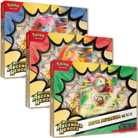 Image 1 of Pokémon TCG Mega Evolution Ascended Heroes 3 Box Set Mega Meganium, Mega Emboar, Mega Feraligatr