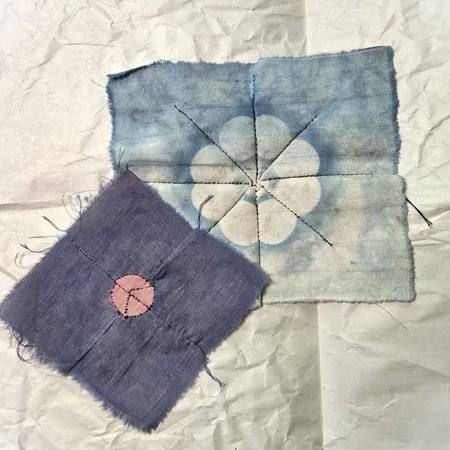 Two Stitched Patches