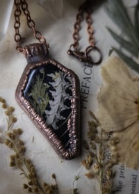 Image 2 of Snake Spine and Floral Pendant