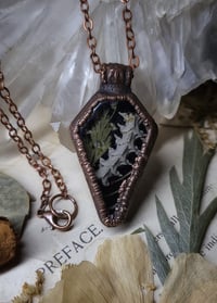 Image 3 of Snake Spine and Floral Pendant