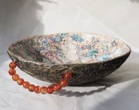 Image 10 of OOAK Paper Mache Bowl with Carnelian Handles | Sculptural Decor