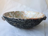 Image 10 of OOAK Paper Mache Bowl with Agate Handles | Handmade Sculptural Decor