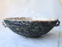 Image 6 of OOAK Paper Mache Bowl with Agate Handles | Handmade Sculptural Decor