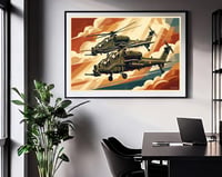 Image 4 of Elicottero A129 Mangusta Esercito Italiano stampa fine art