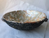 Image 17 of OOAK Paper Mache Bowl with Agate Handles | Handmade Sculptural Decor