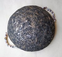 Image 8 of OOAK Paper Mache Bowl with Agate Handles | Handmade Sculptural Decor