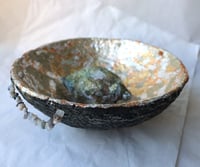 Image 20 of OOAK Paper Mache Bowl with Agate Handles | Handmade Sculptural Decor