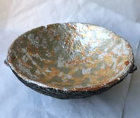 Image 12 of OOAK Paper Mache Bowl with Agate Handles | Handmade Sculptural Decor
