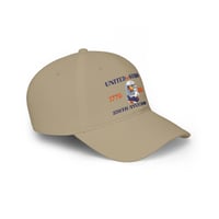 Image 2 of Patriotic Eagle Low Profile Baseball Cap – 250th United States Anniversary Flag Design