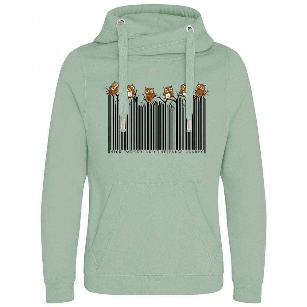 Image of Owl Cross Neck Hoodie