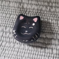 Image 1 of Black Cat Worry Stone