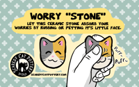 Image 5 of Black Cat Worry Stone