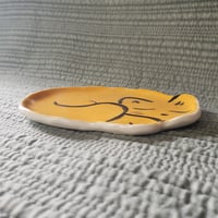 Image 2 of Sleepy Kitty Spoon Rest Orange