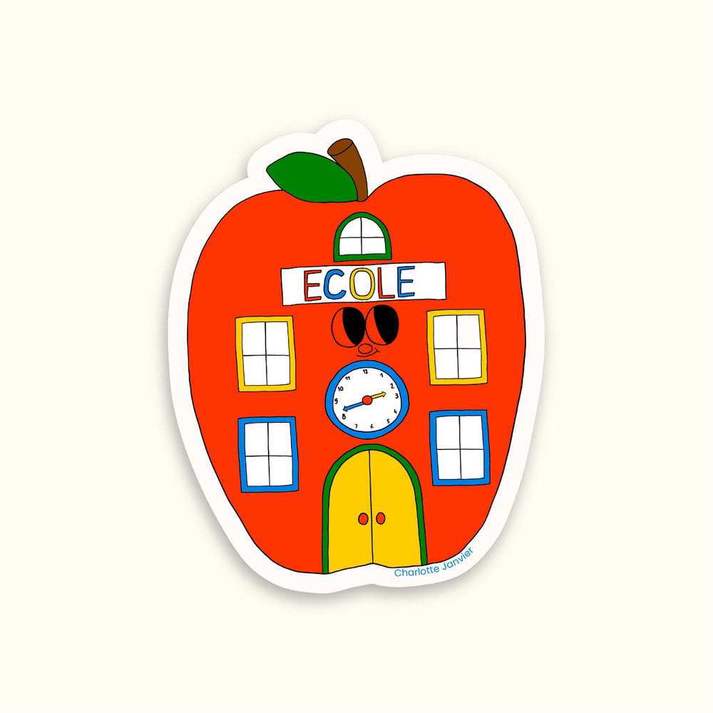 Image of A6 CUT OUT CARD - ECOLE