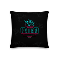 Image 2 of Crooked Palms Throw Pillow