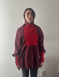 Image 2 of Ru Sweater Purple Red
