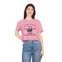 Image 5 of 250th Anniversary Eagle Crop Tee — United States 1776–2026 Patriotic Top