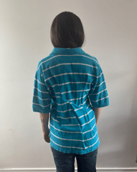 Image 1 of  Diamond Polo Stripe Blue
