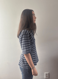 Image 1 of Diamond Polo Stripe Navy