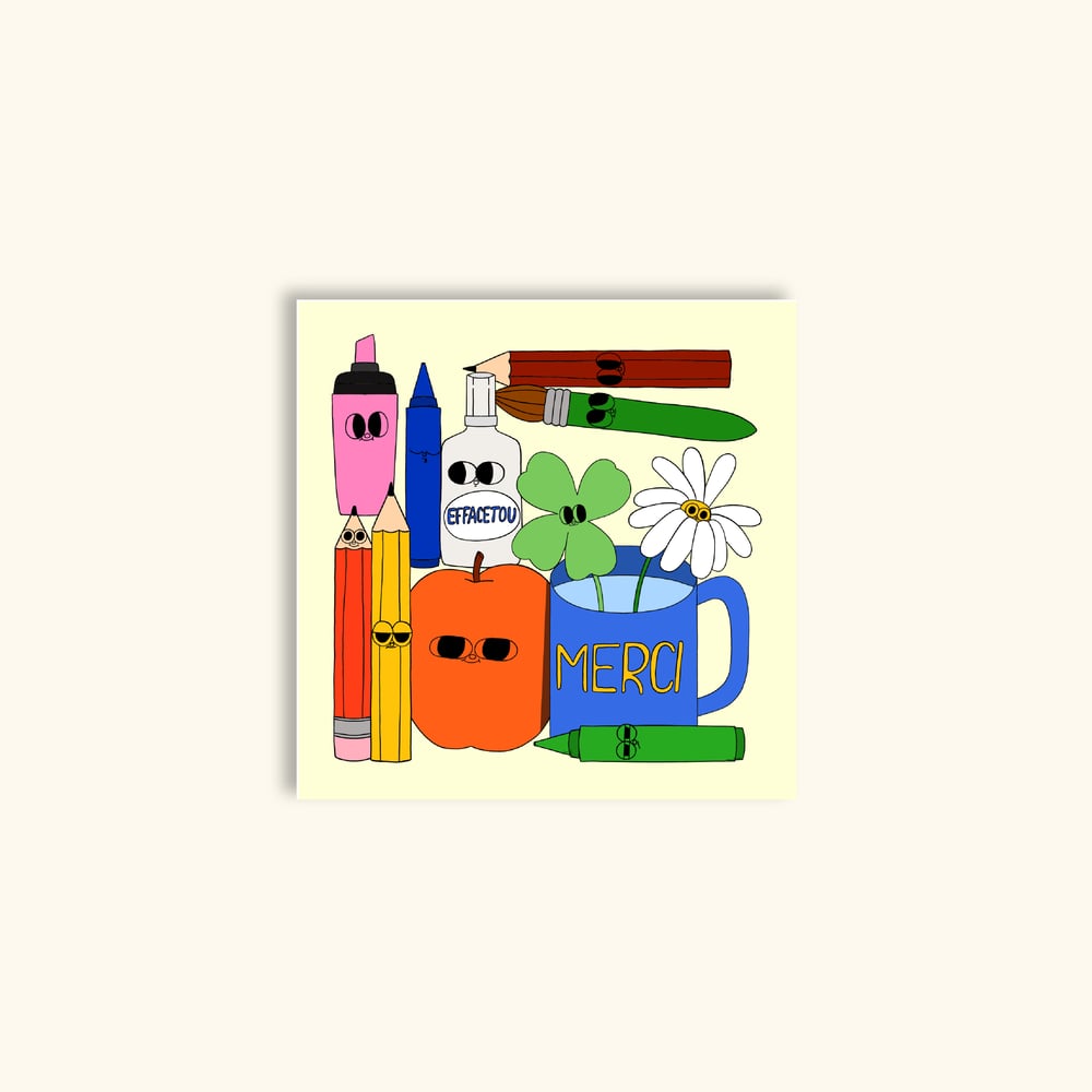 Image of PACK OF A6 - MERCI 26 