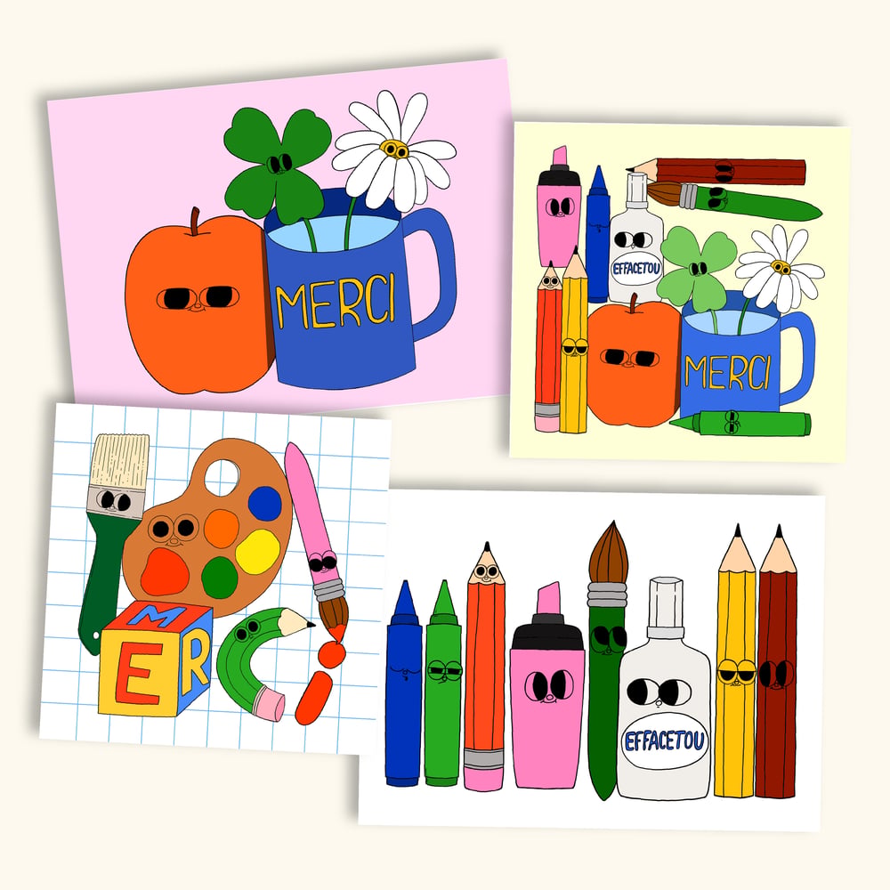 Image of PACK OF A6 - MERCI 26 