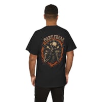 Image 3 of Dart Freak Skeleton T‑Shirt – Bold Dartboard Graphic Tee for Dart Players & League Nights