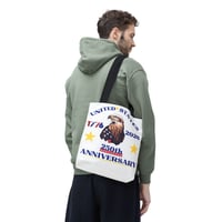 Image 5 of 250th Anniversary USA Eagle Tote Bag – United States 1776–2026 Patriotic Flag Design
