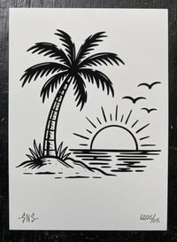 BEACH ESCAPE PLAN - 5 X 7 Print