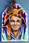 Steve Martin Kissing Krampus Ornament