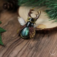 Image 3 of Stag Beetle necklace 