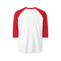 Image 4 of 250 Years United States of America Raglan Shirt — Patriotic Eagle 250th Anniversary Baseball Tee