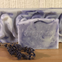Image 1 of Lavender Cream Glycerine Soap