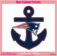 Image 17 of New England Patriots Set NFL Design SVG Files, Cricut, Studio, Digital Cut Files